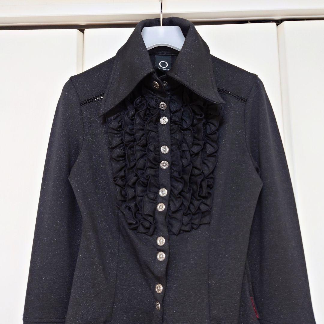 Ozzon OzzOneste フリルデザイン ブラウス