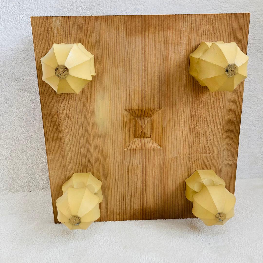 囲碁セット 60号　天地柾目 碁盤 36号 蛤碁石 本那智黒 ヘソあり 新榧