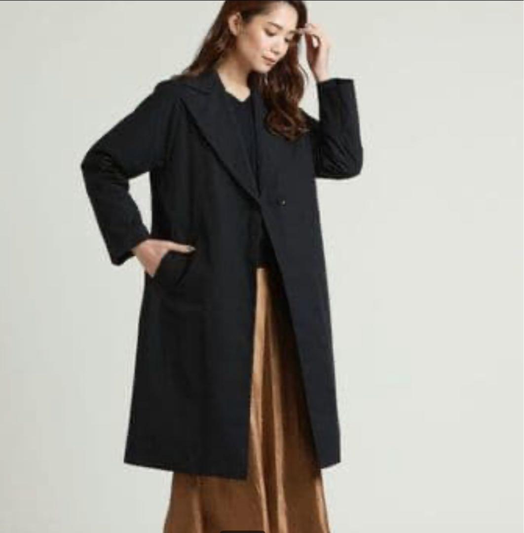 美品　ロートレアモン　ステッチレス　ダウンコート　チェスターコート