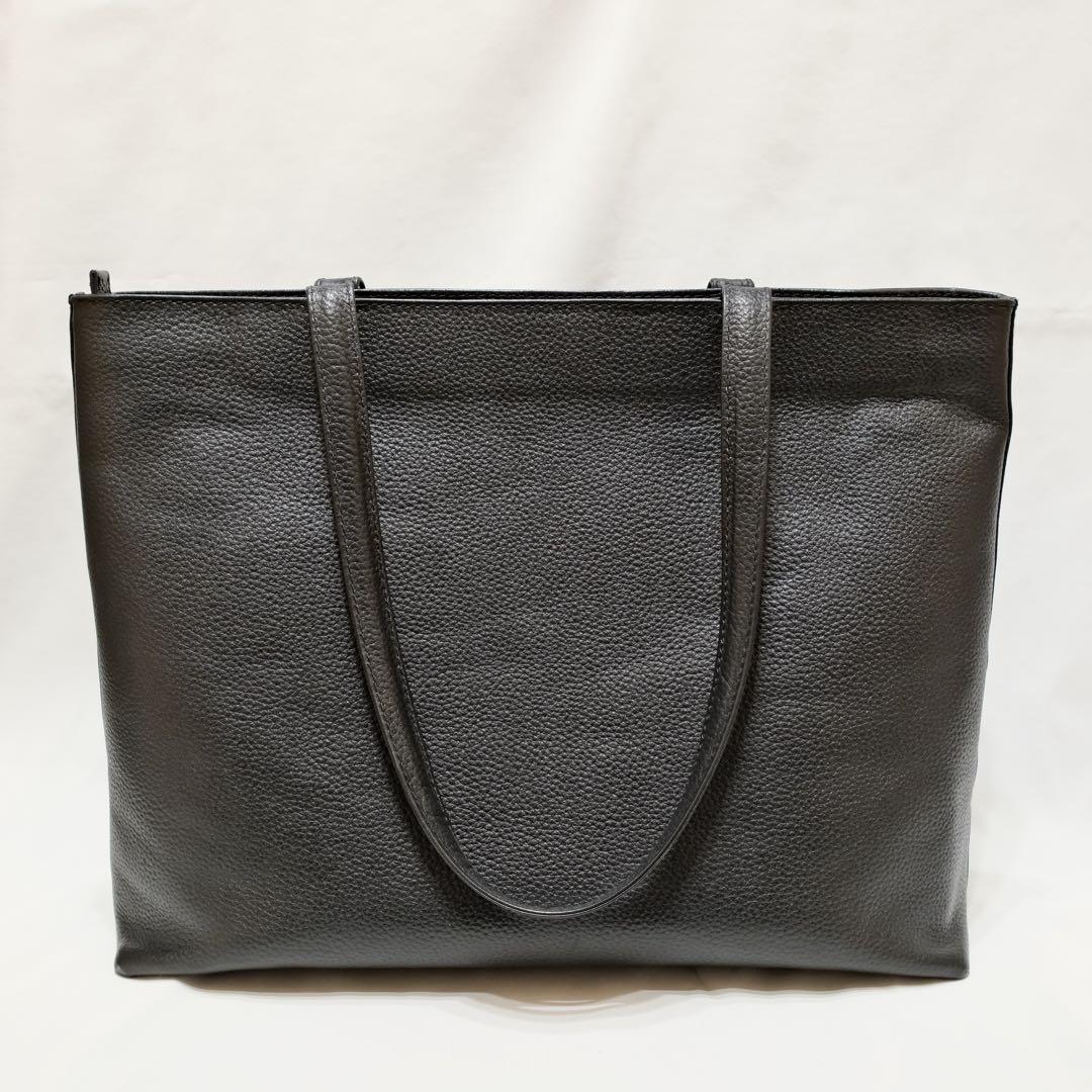 HushTug ハッシュタグ　レザートート　ブラック