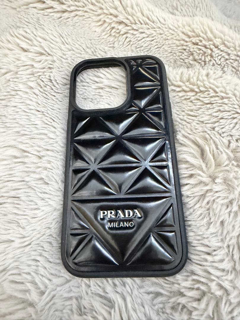 PRADA ブラック iPhone14Pro用ケース