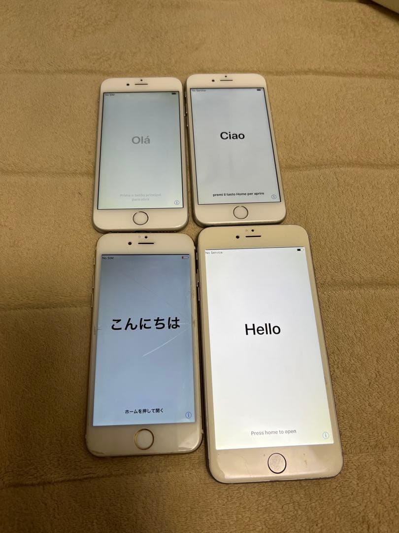 iPhone6 6s 4台 本体 動作確認 wifi確認済み 一部不良あり