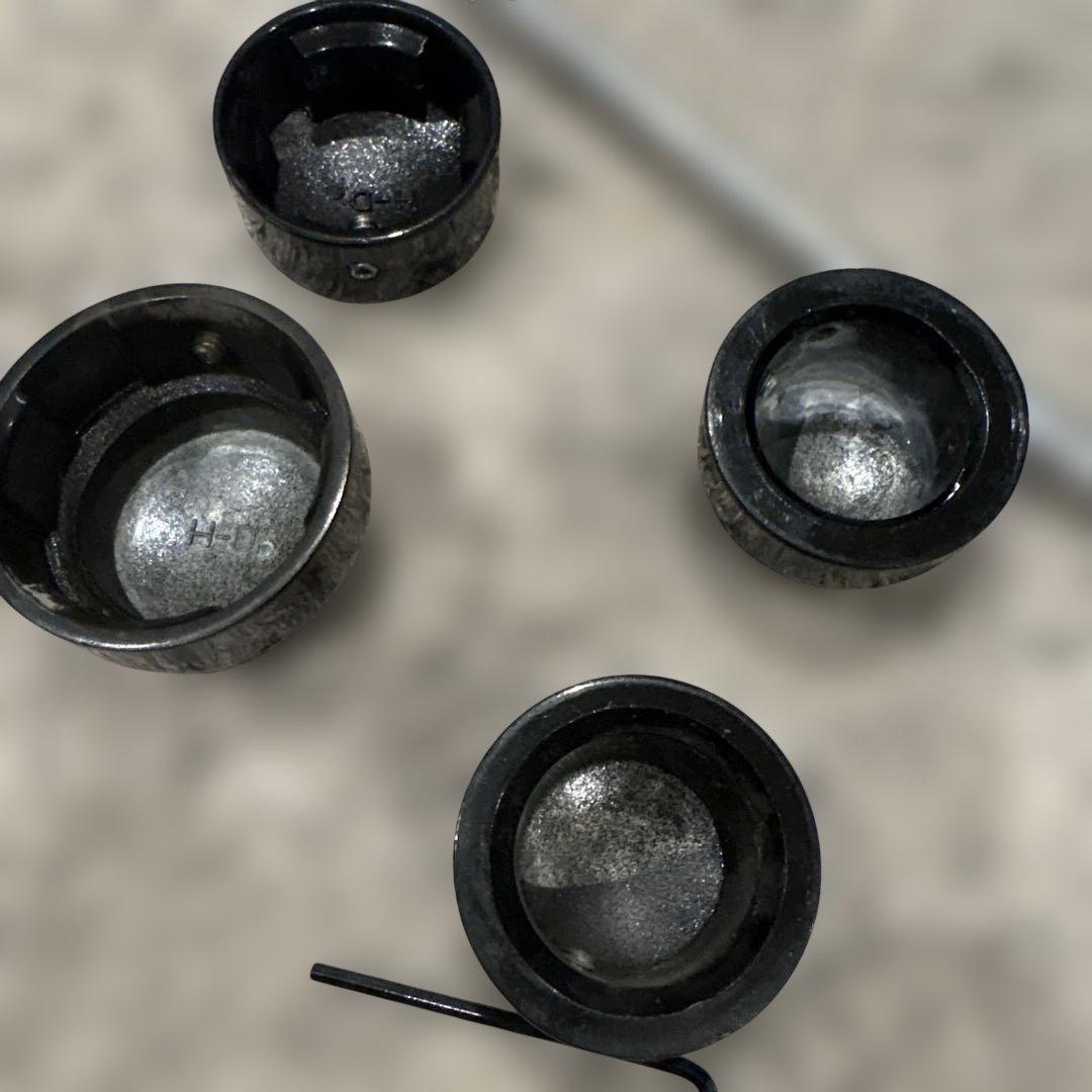 ハーレー純正　アクスルナットカバー　フロント&リア　FXLRS FXLRST