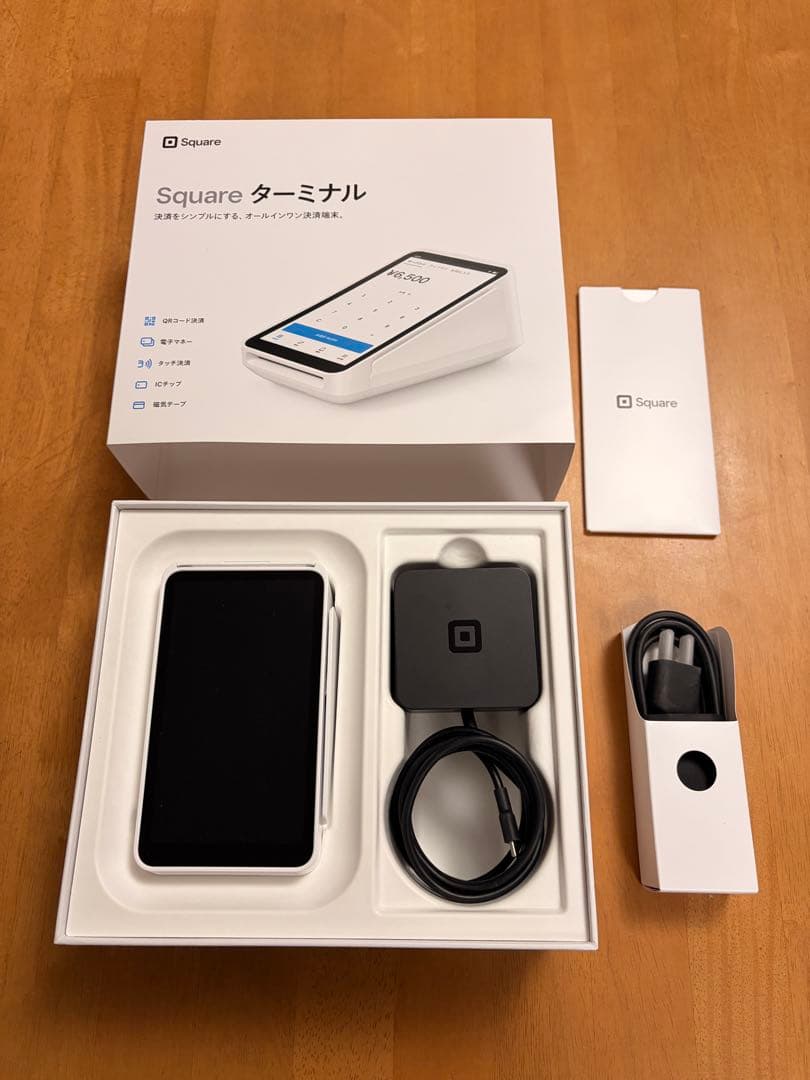 Squareターミナル　A-SKU-0609, 感熱レジロール紙20巻付