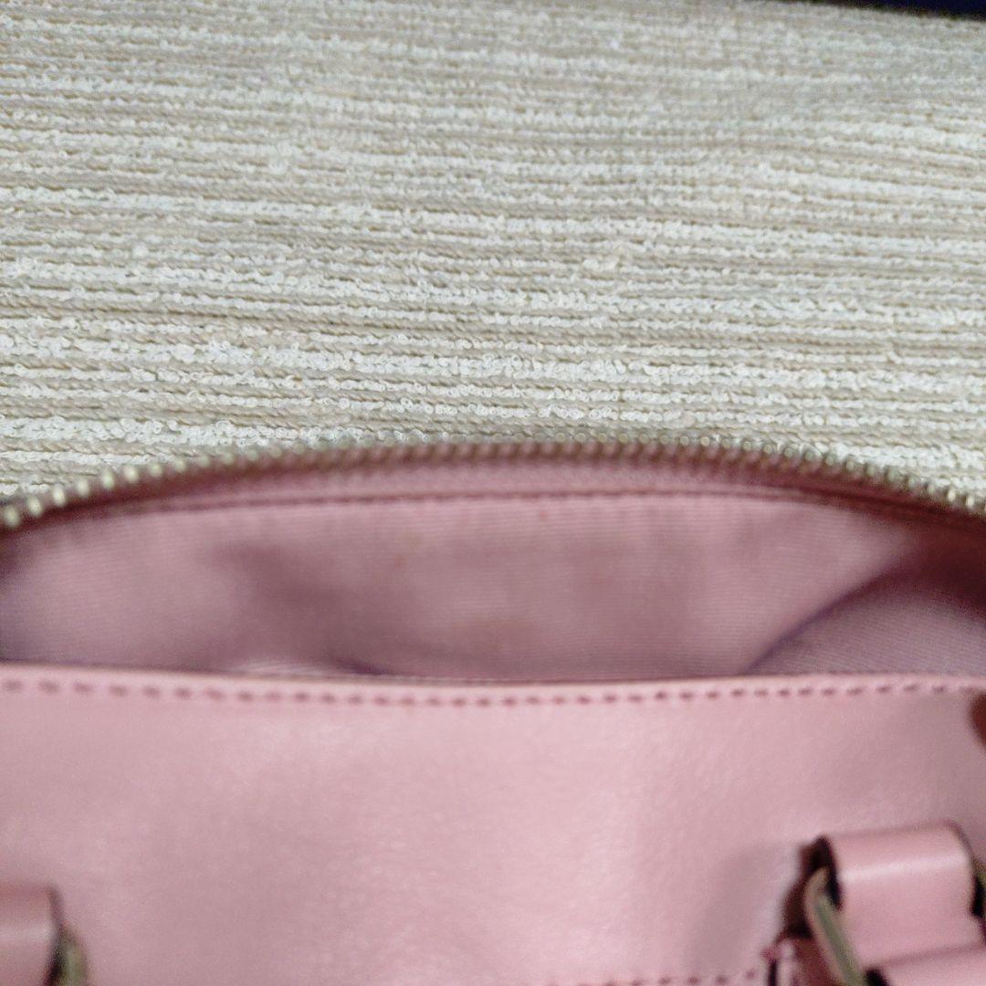 コーチ　COACH ミニボストンバッグ　ピンク　シグネチャー