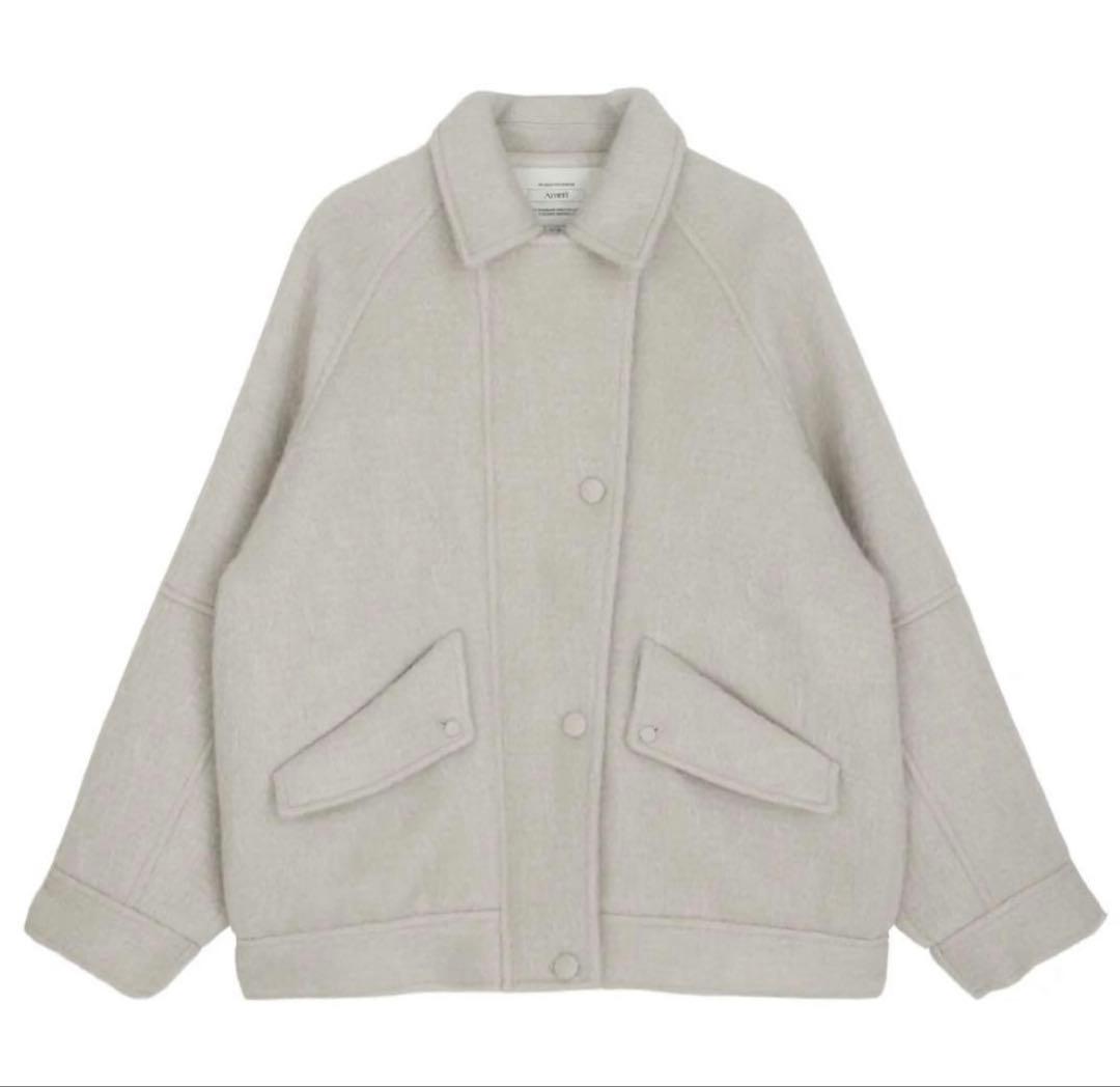 【ai出品】UND MOHAIR SHAGGY FLIGHT JACKET