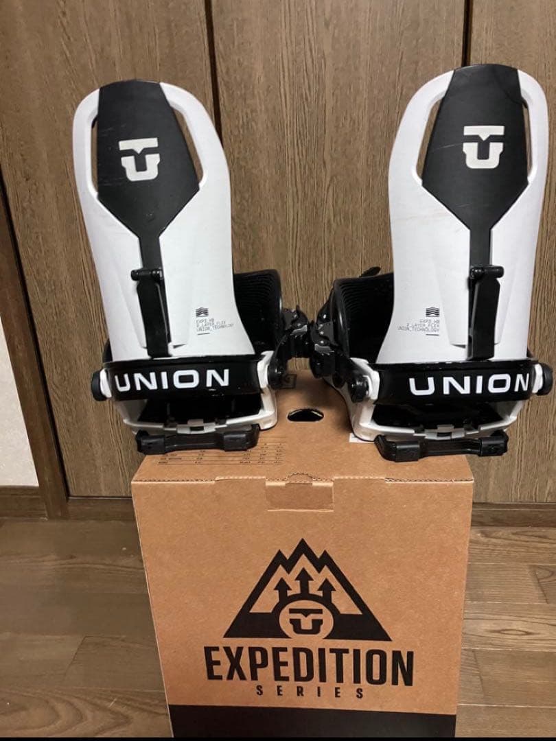 ゴ*ラ様 スプリットボードビンディングUNION chargerクランポン付