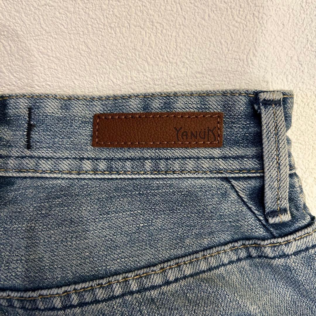 美品✨ヤヌークTrick Denim ボーイズストレート　LEA デニム　22