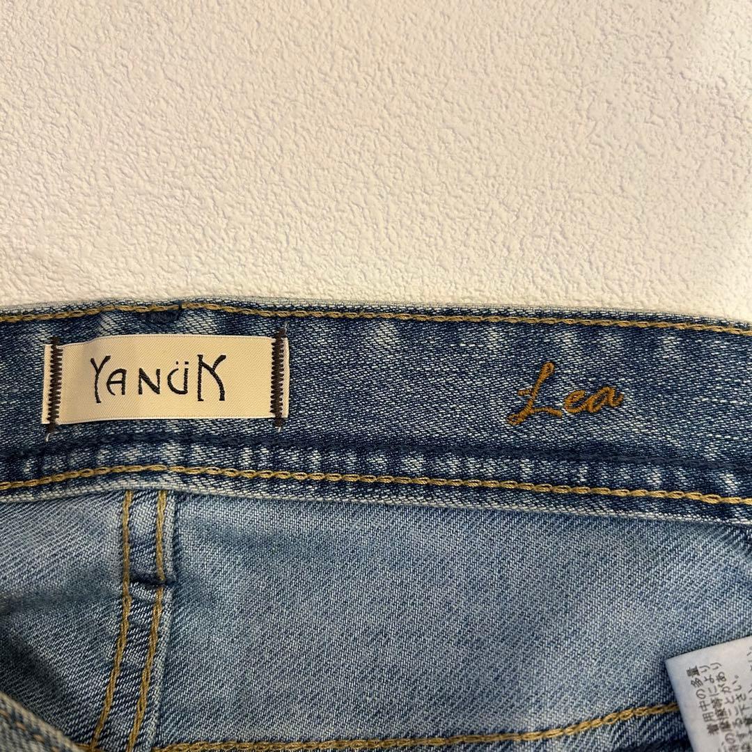 美品✨ヤヌークTrick Denim ボーイズストレート　LEA デニム　22