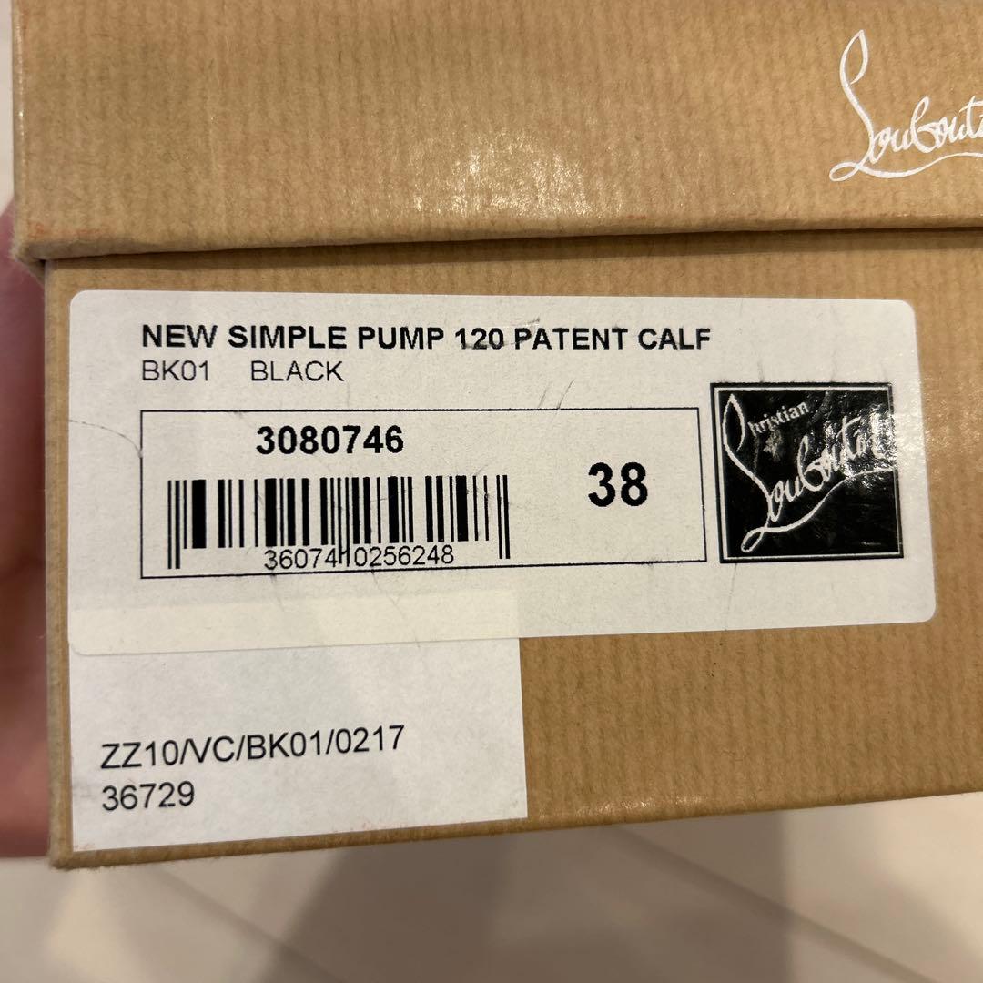 Christian Louboutin 黒 ハイヒール　38