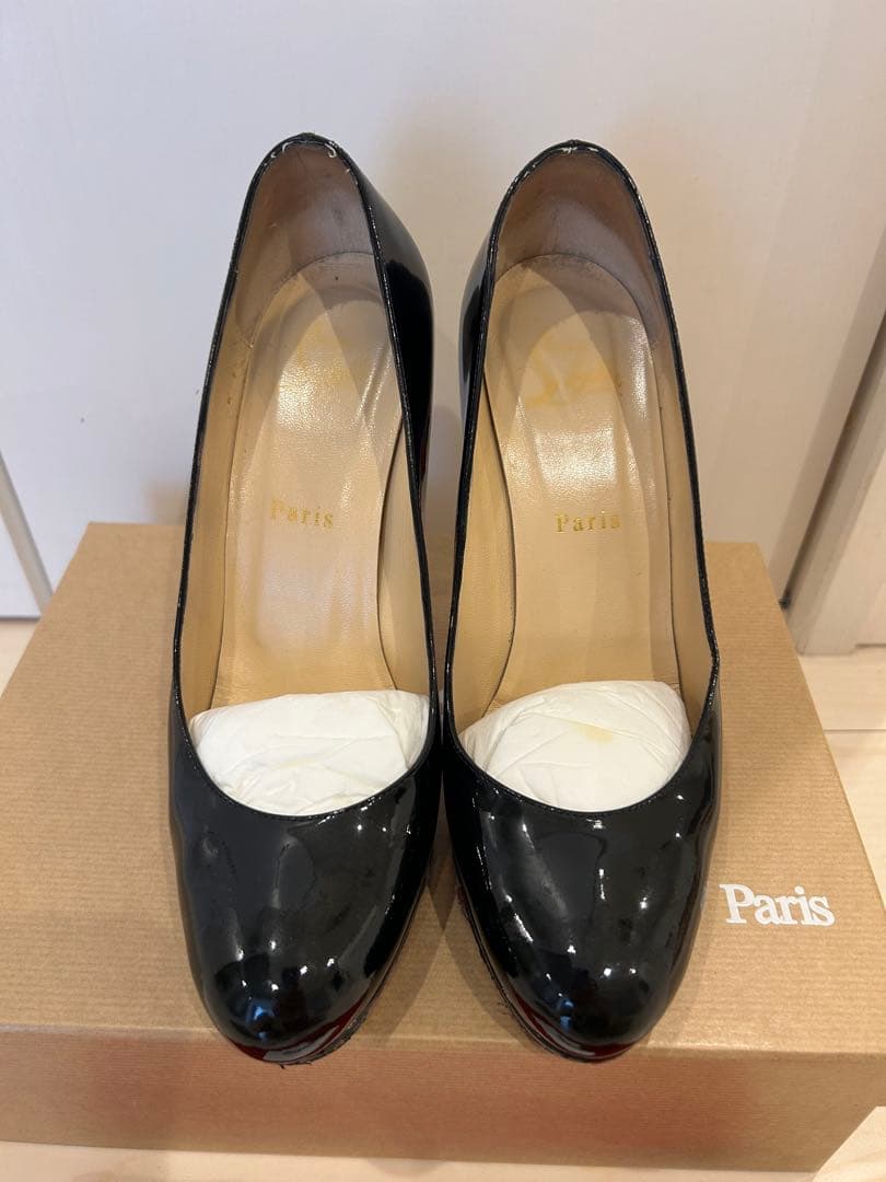 Christian Louboutin 黒 ハイヒール　38