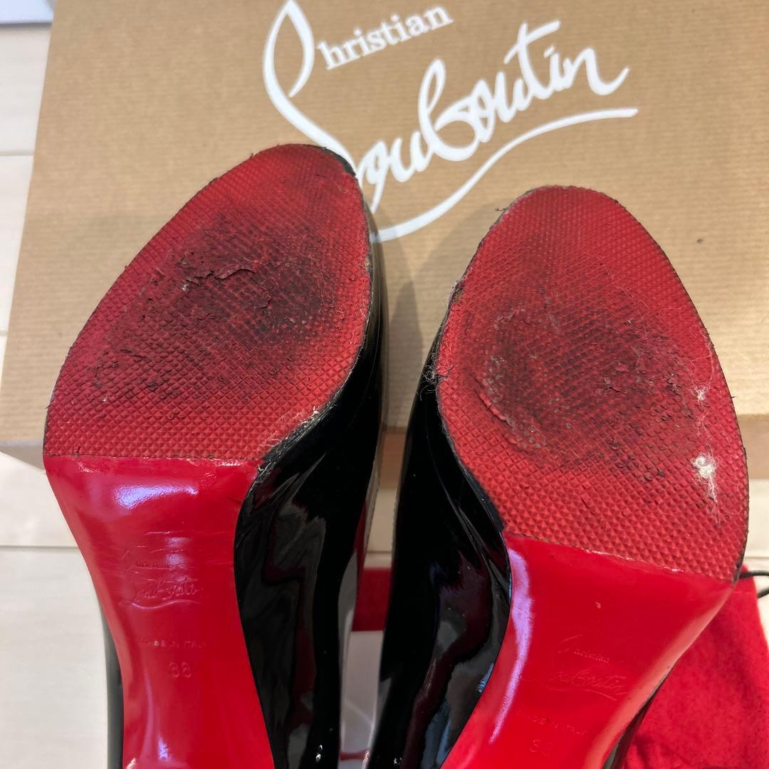 Christian Louboutin 黒 ハイヒール　38