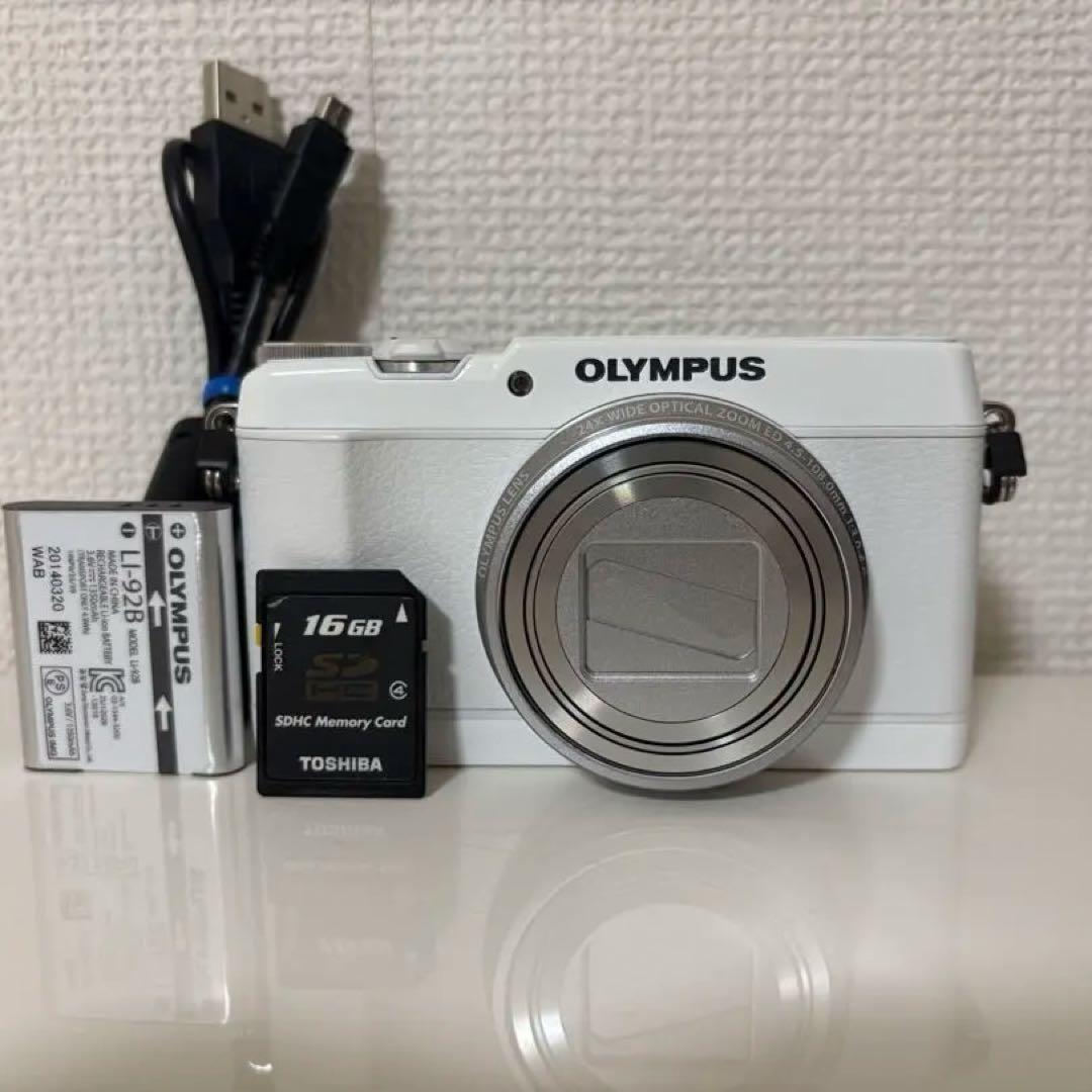 【動作確認済】OLYMPUS オリンパス STYLUS SH-1ホワイト