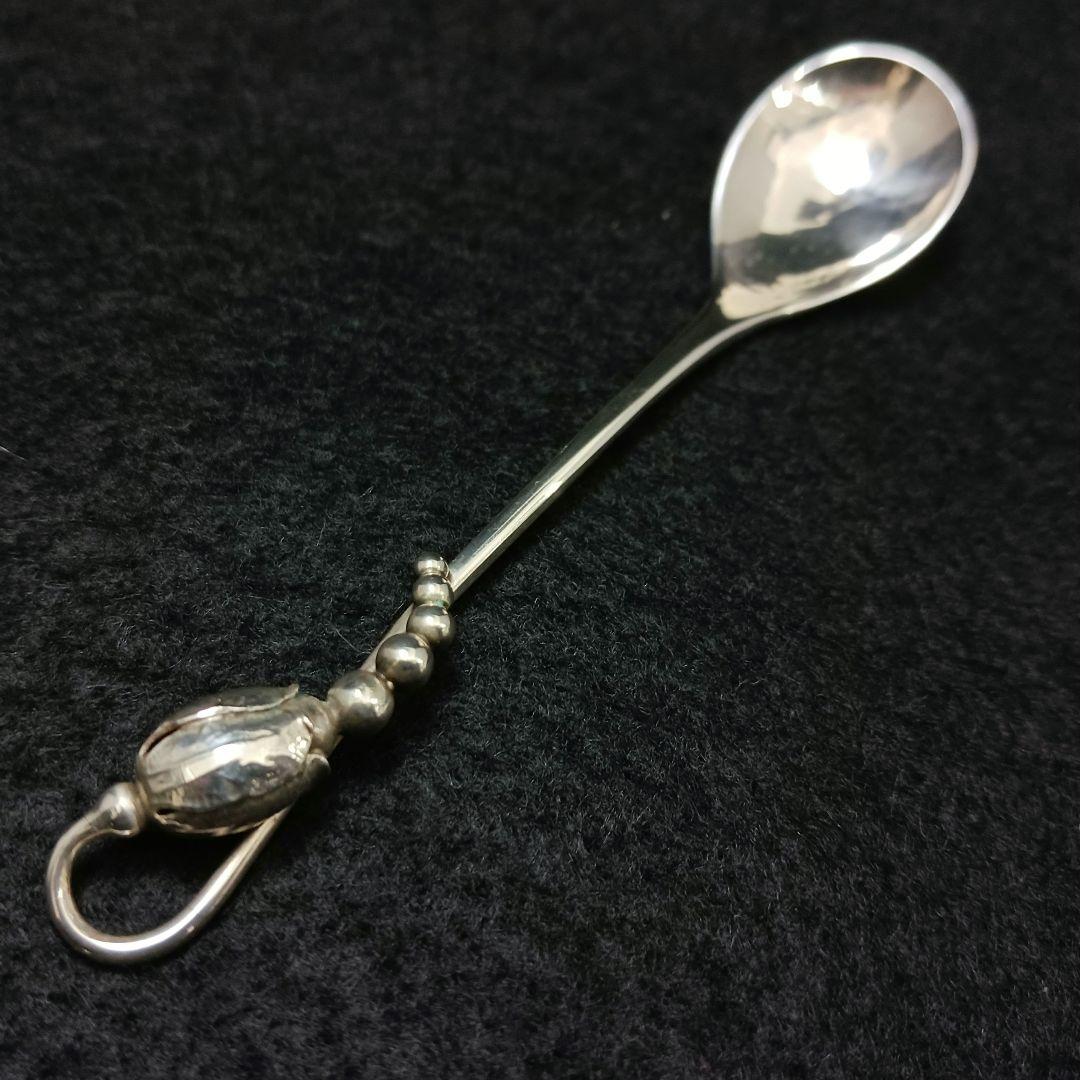 Y2125-1 ジョージジェンセン ブロッサム コーヒースプーン シルバー925