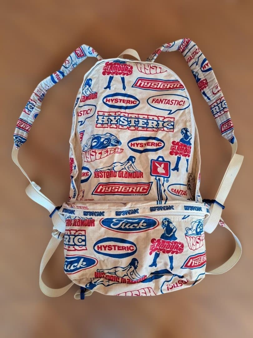 ヒステリックグラマー 総柄2WAYバック(リュックサック&ウエストポーチ)