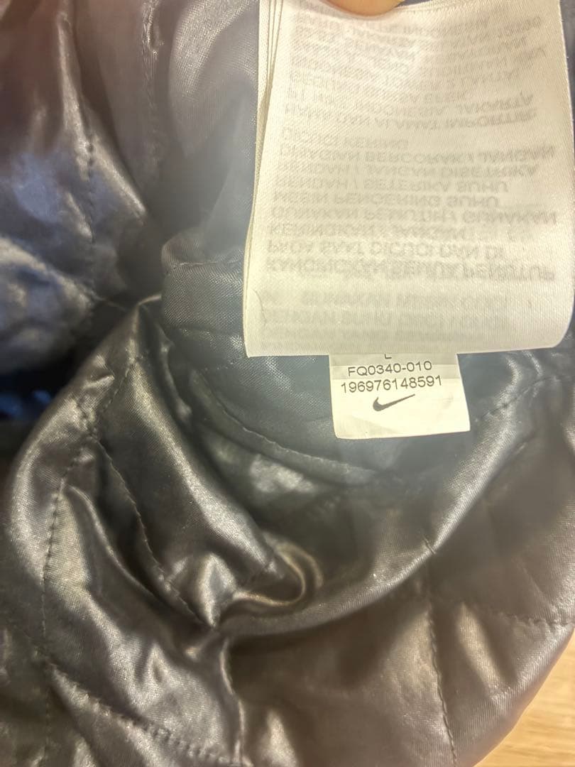 新品 Supreme × NIKE Ripstop Pullover ブラック