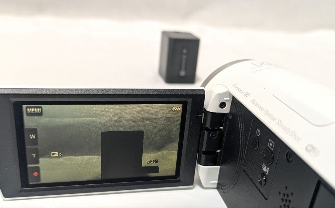 SONY HDR-CX680 ホワイト + 純正バッテリー + SDカード