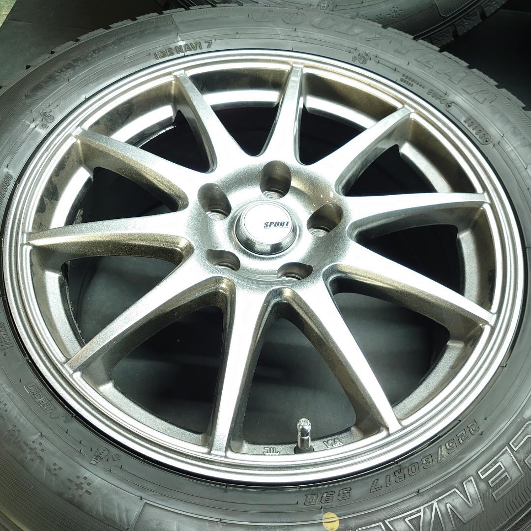 社外アルミ 225/60R17 アルファード ヴェルファイア PCD114.3