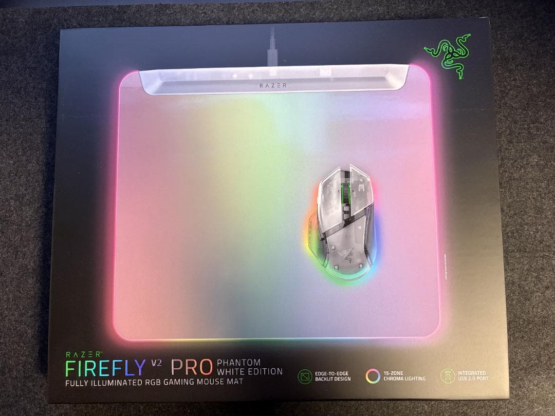 マウス・トラックボール Razer Firefly V2 Pro Phantom White