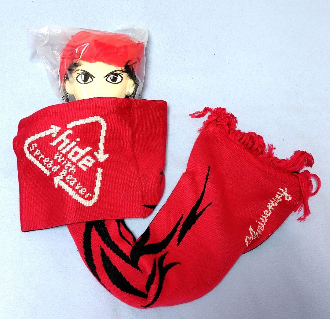 ひ*ろ様 【新品 未使用】hide ぬいぐるみ(Redトライバル) & ニットマ