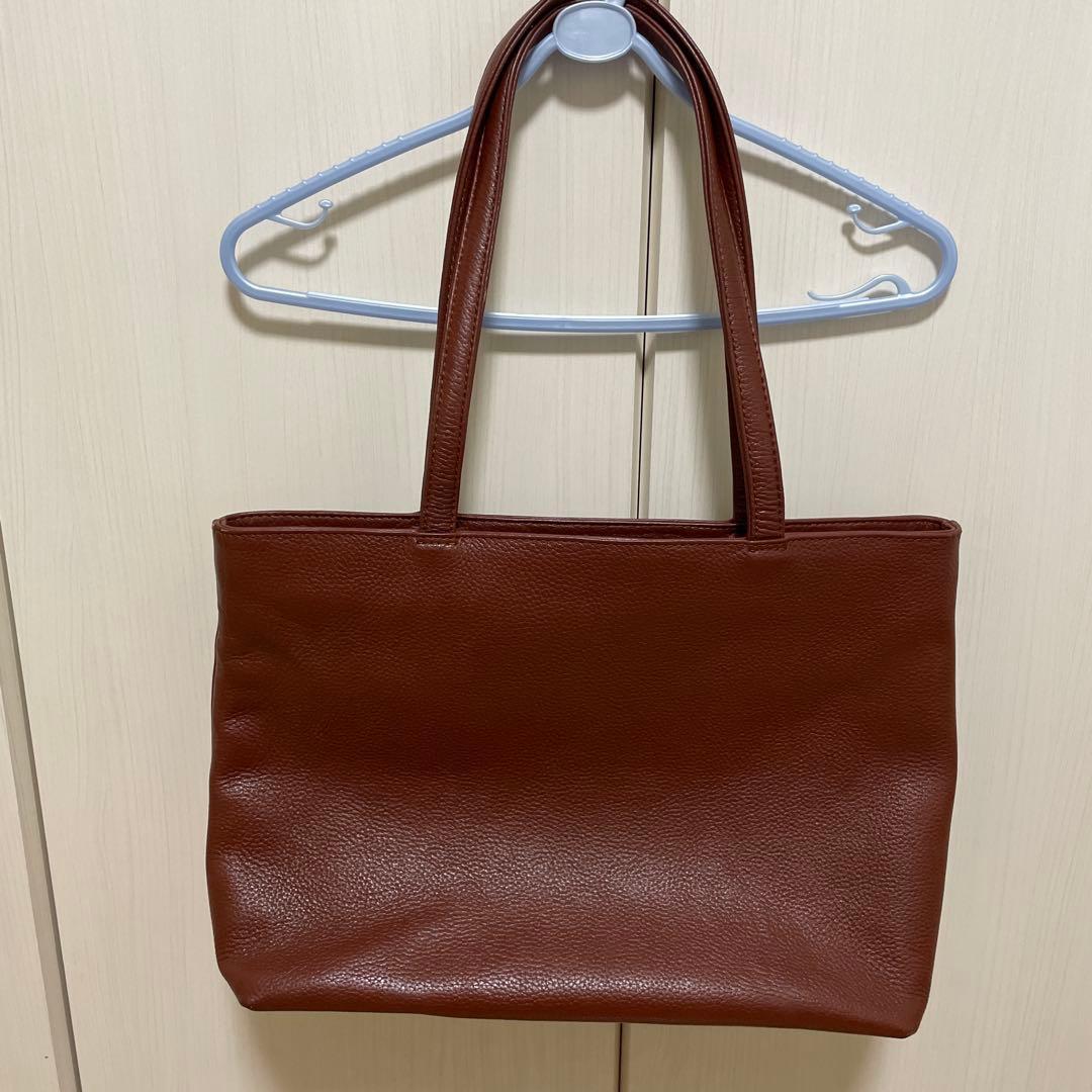 Hushtugレザートート　ブラウン