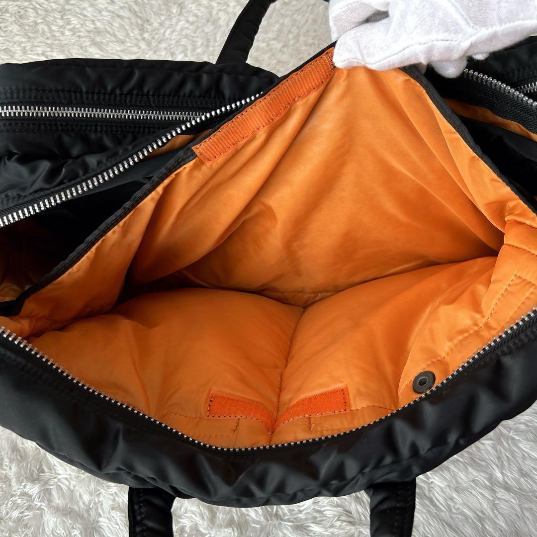 美品✨porter タンカー　2way 2層　ビジネスバッグ　ブラック