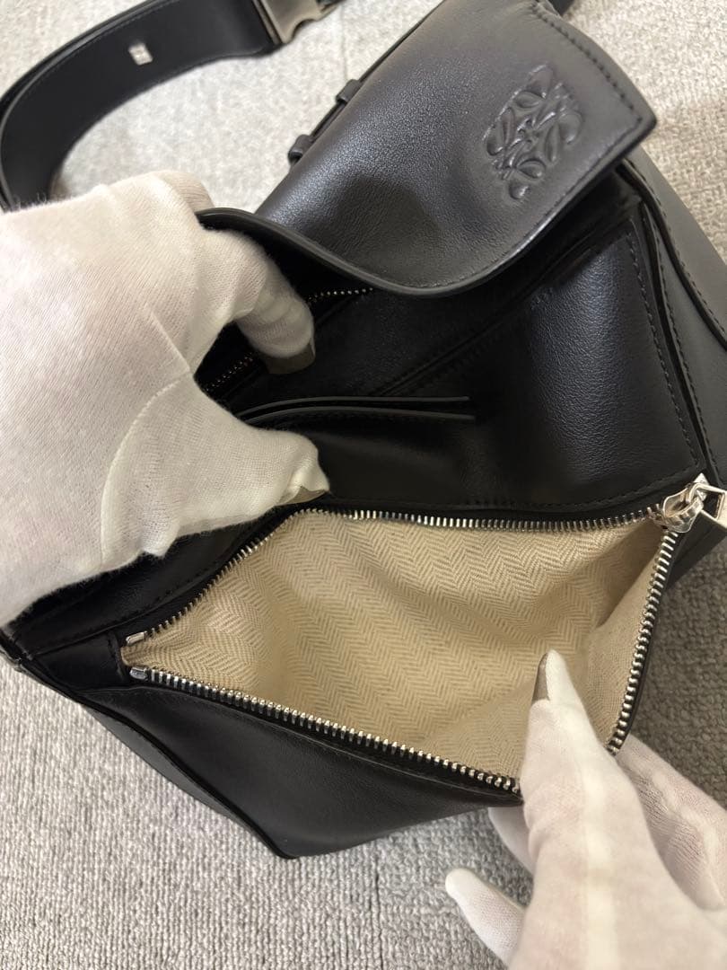 【さく】ロエベ　パズル　バムバッグ　スモール