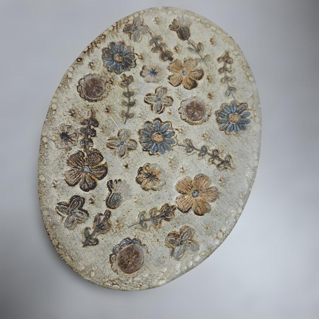 本田あつみ　ワイルドフラワープレート 2枚