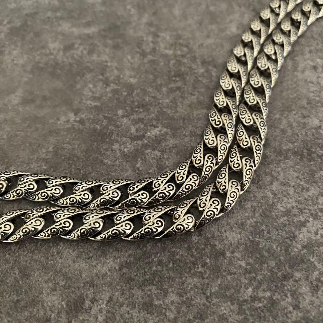 メキシカンジュエリー シルバー925 喜平チェーン ネックレス ヴィンテージ