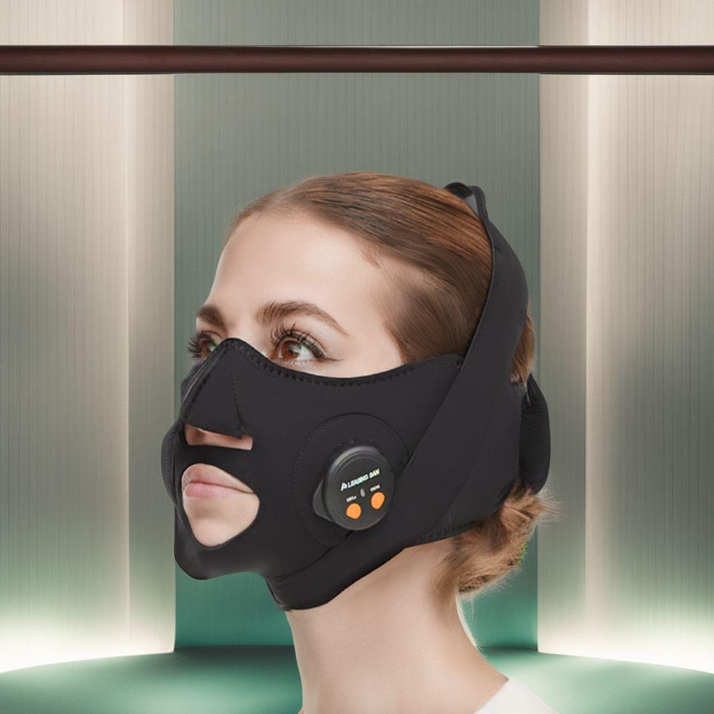 自宅で簡単装着フェイスベルト 小顔 美顔器 EMS