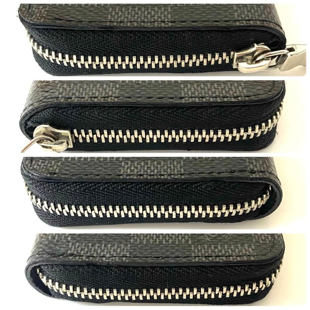 ルイ ヴィトン◎パース ダミエ グラフィット ラウンドファスナー 財布