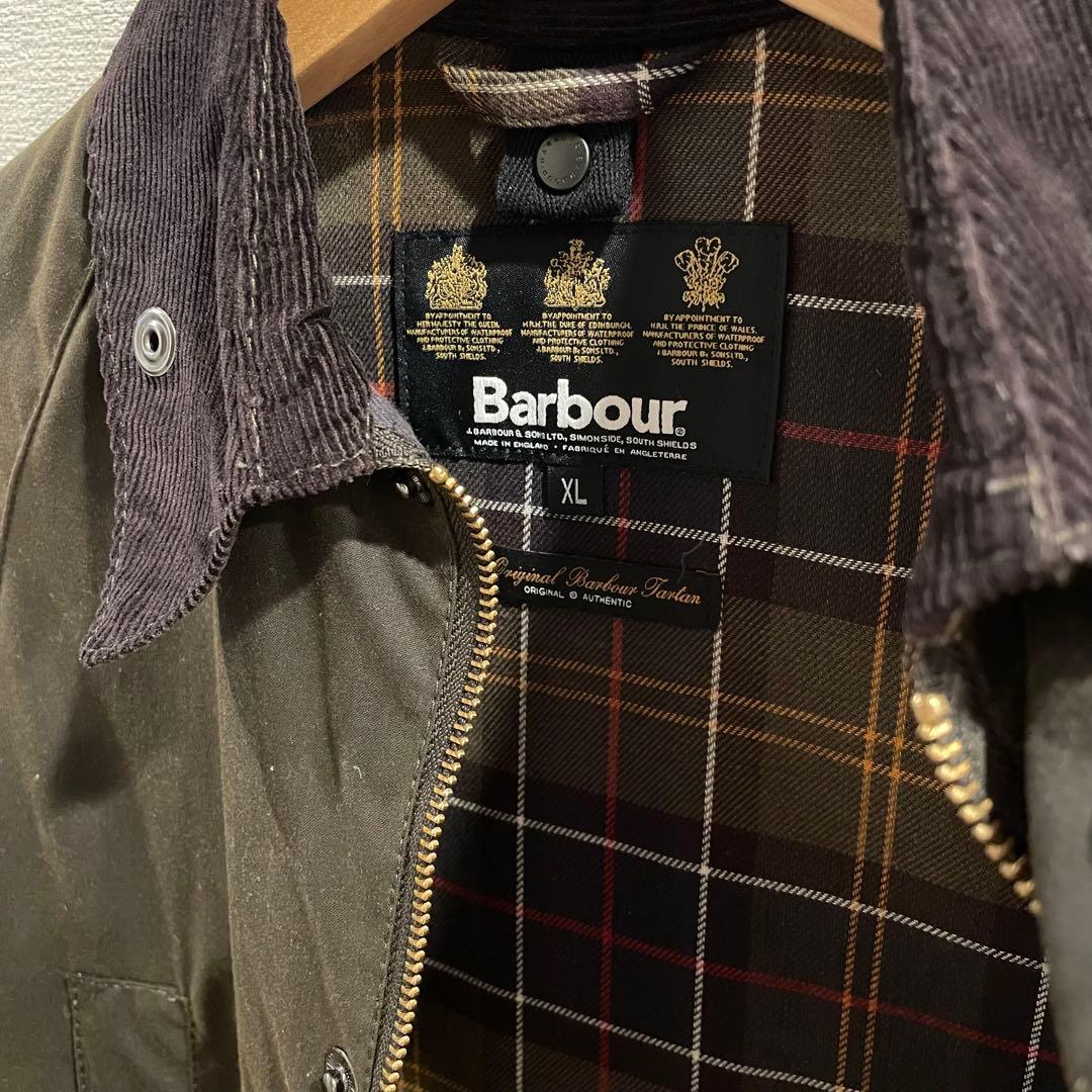 【美品】Barbour ダークブラウン ミリタリージャケット　キッズXL