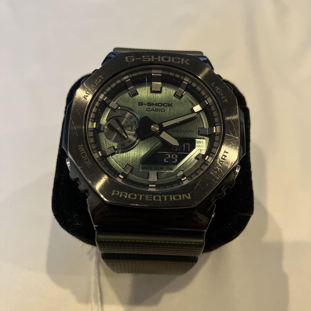 G-SHOCK GA-2100 ブラック/グリーン 腕時計