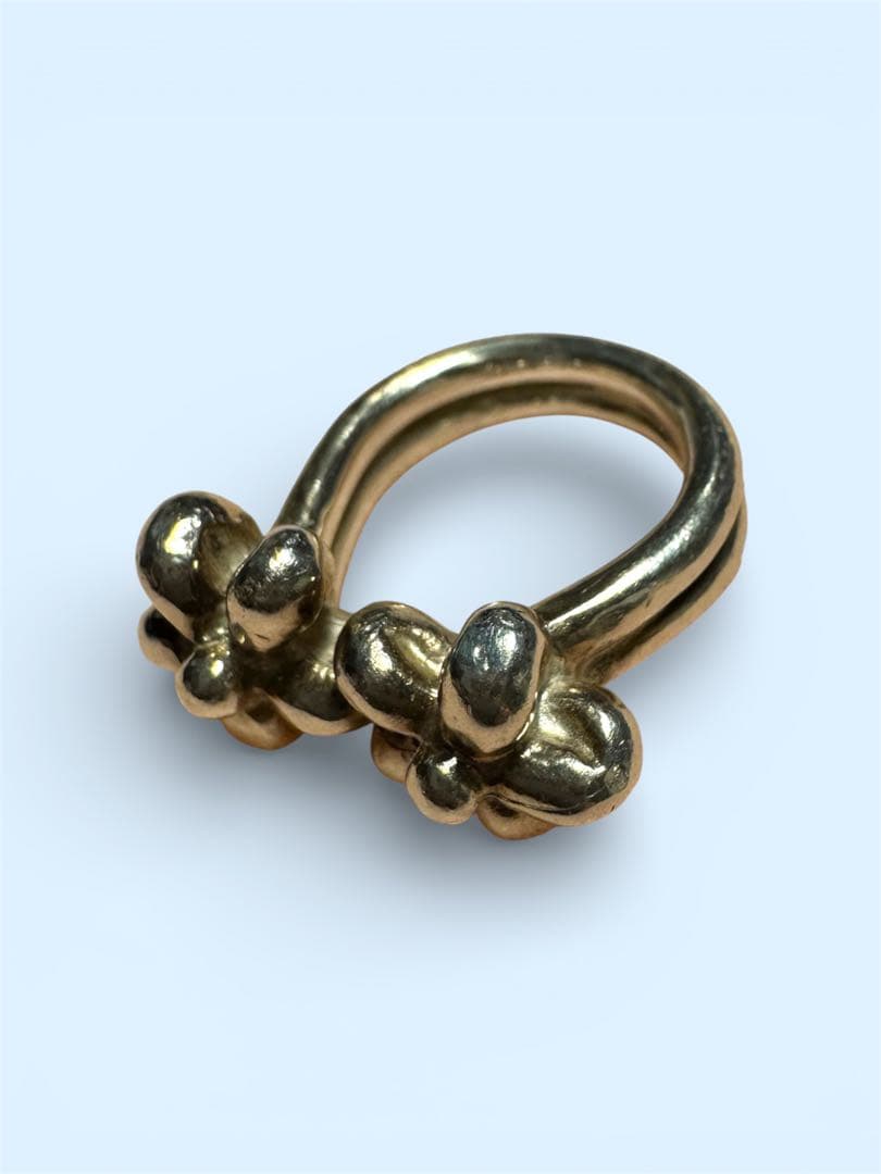 MAISON D'PULSE フラワーチャームリングsize13