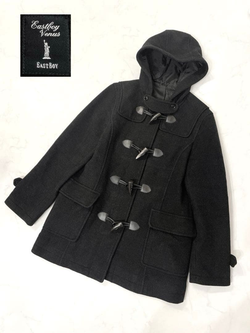 EAST BOY Venus ダッフルコート アンゴラ混9号 スクール 通学