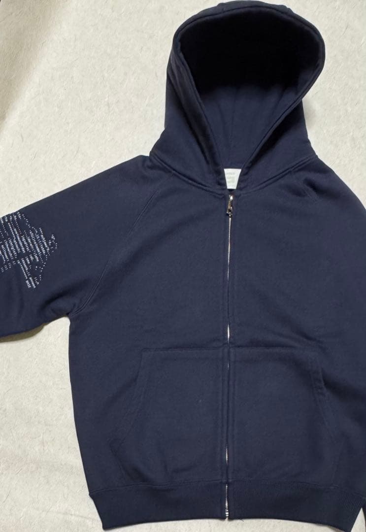 gadid anoniem BERNY / NAVY ZIP パーカー