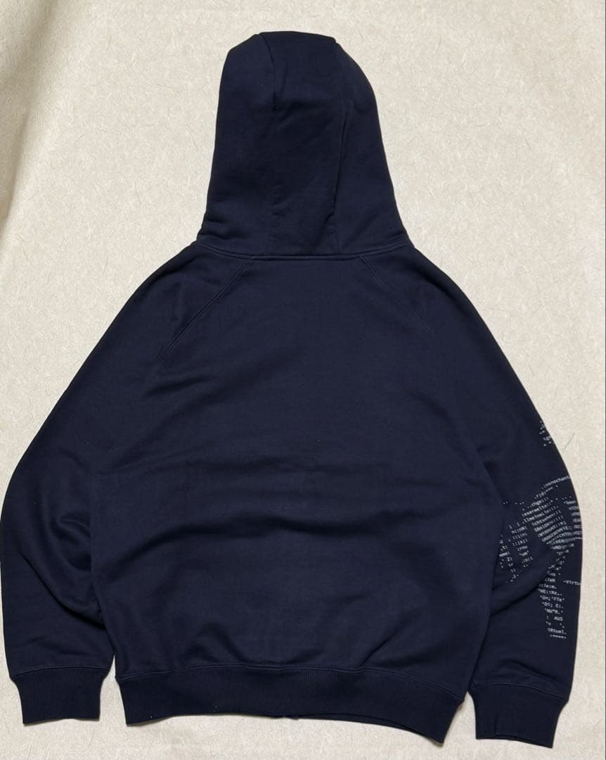 gadid anoniem BERNY / NAVY ZIP パーカー