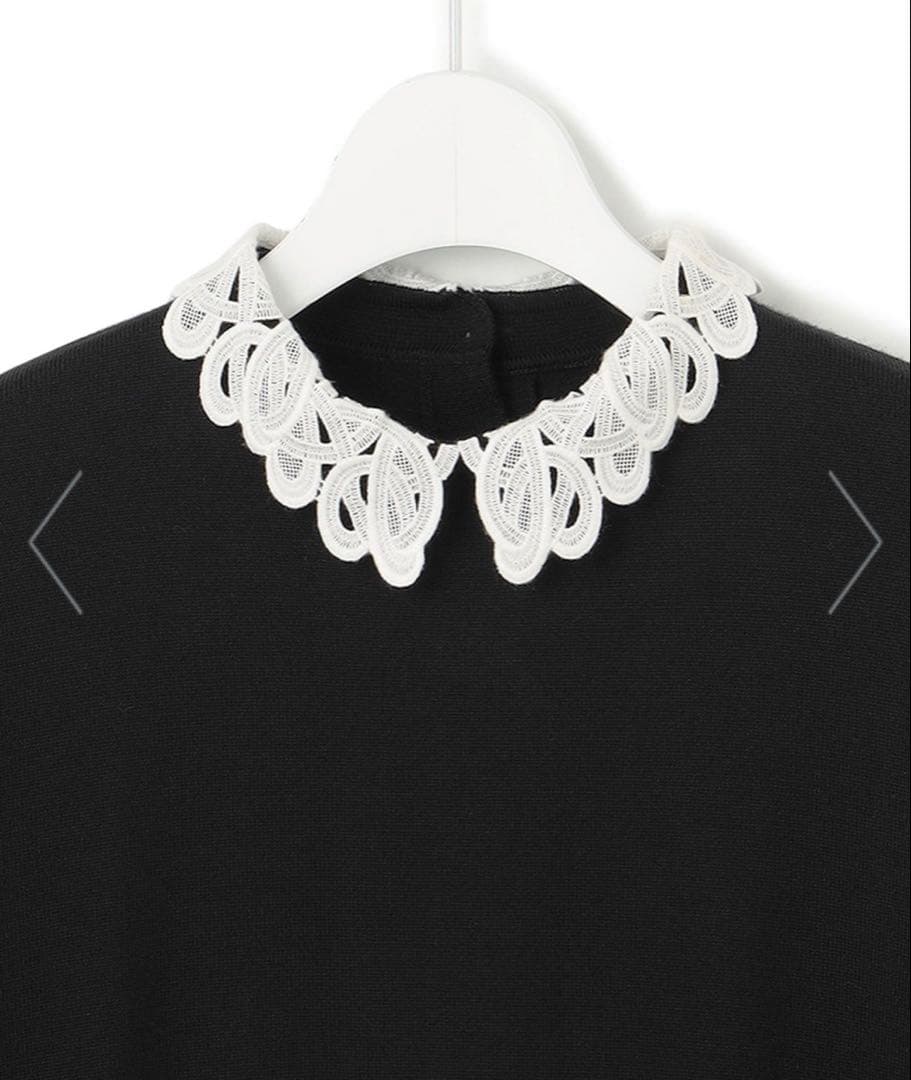 【未使用】23区 ニット 38 ネイビー ①