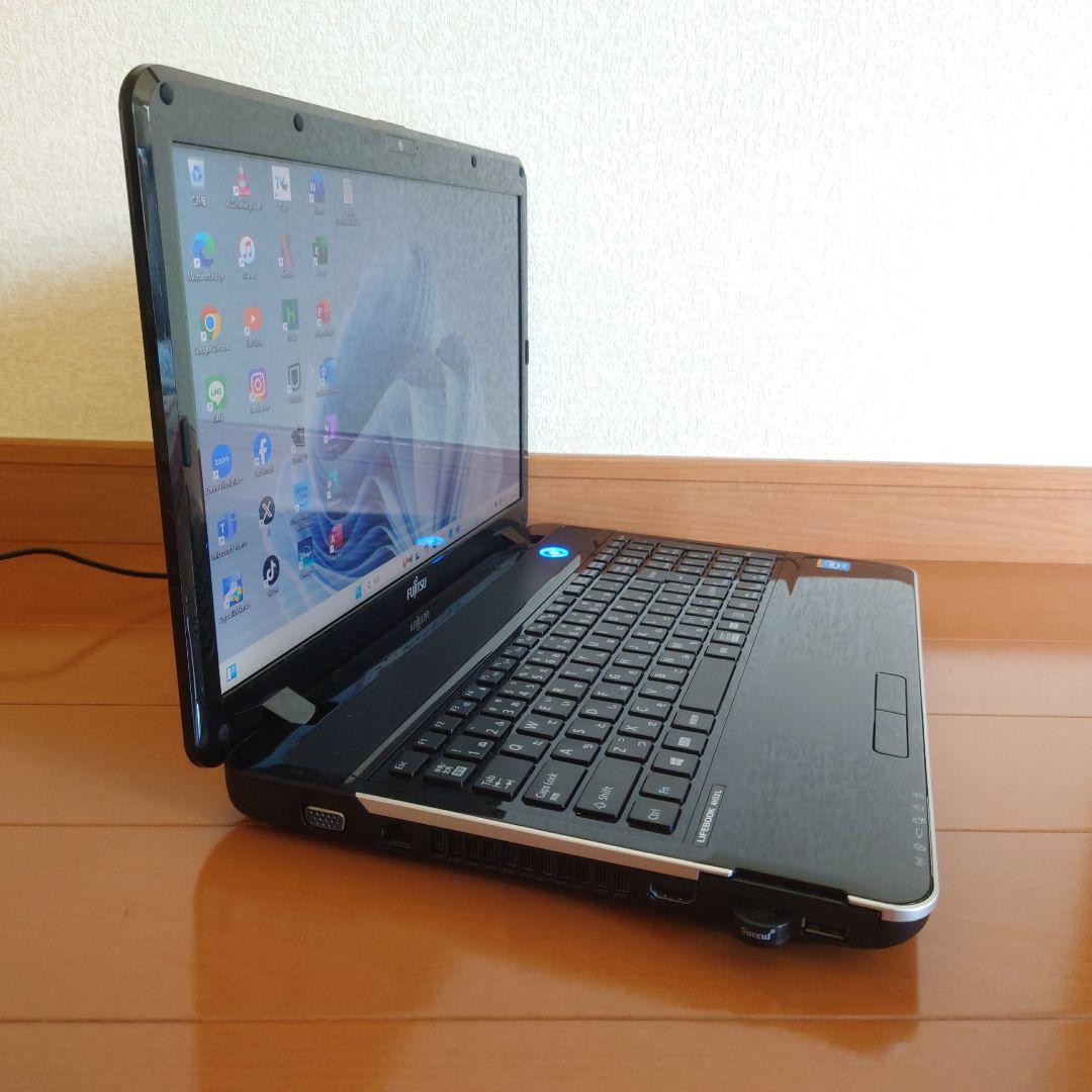 設定済み✨️東芝LIFEBOOK AH33/L✨️ブラック❤Win11❤オフィス