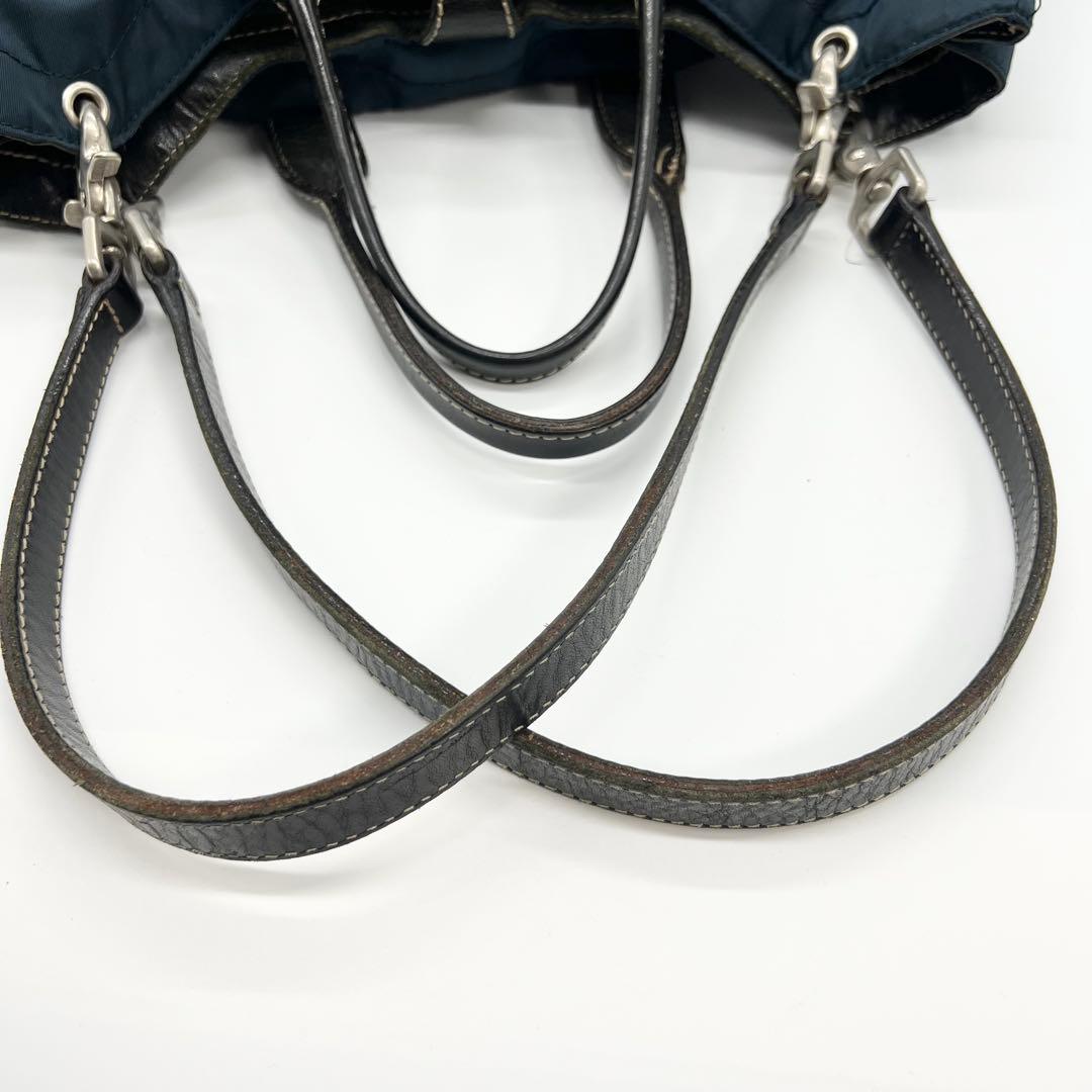 希少✨ダニエル＆ボブ　トートバッグ　クロドーロ　ナイロン　レザー　2way　A4