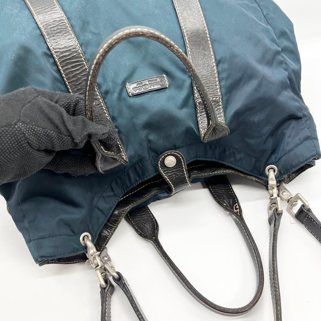 希少✨ダニエル＆ボブ　トートバッグ　クロドーロ　ナイロン　レザー　2way　A4