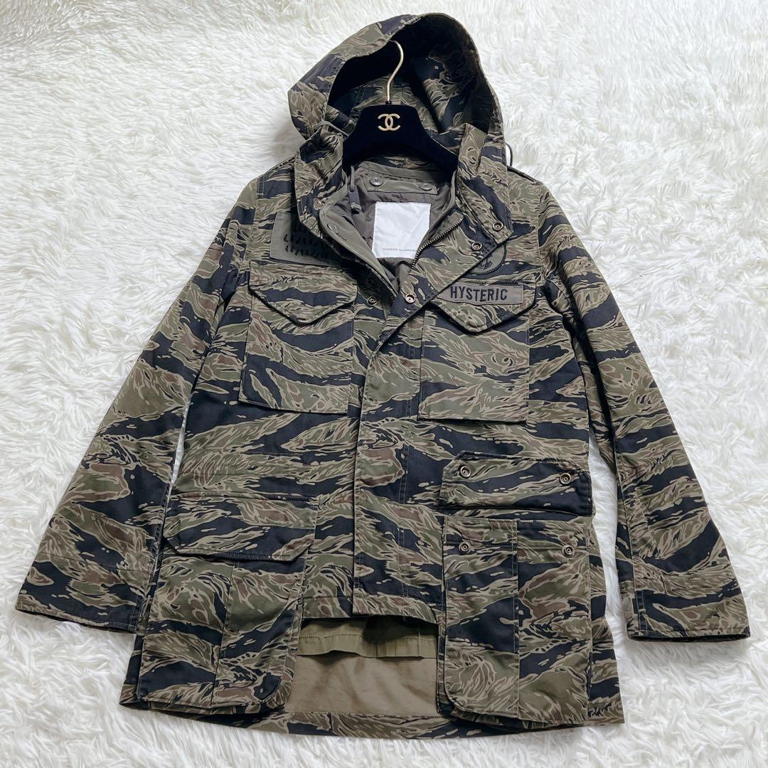 HYSTERIC GLAMOUR タイガーカモ コート シンサレート　スヌーピー