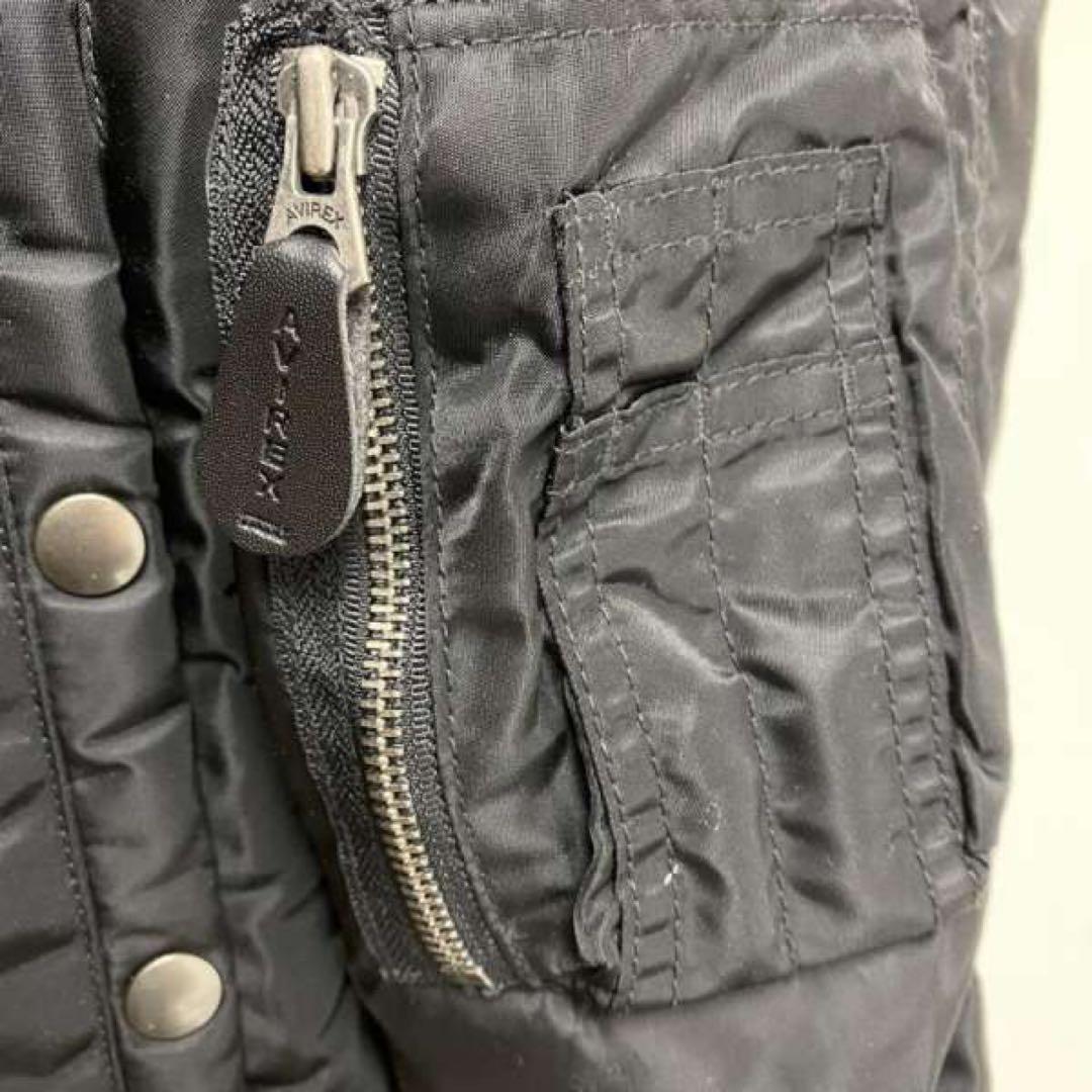 Subciety別注AVIREX N-3BサイズLブラック(MAー1)