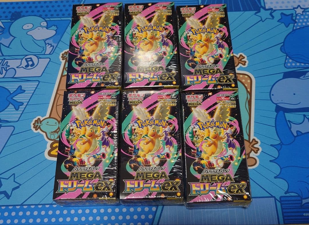ポケモンカード メガドリームex 6Box未開封（シュリンク付き）