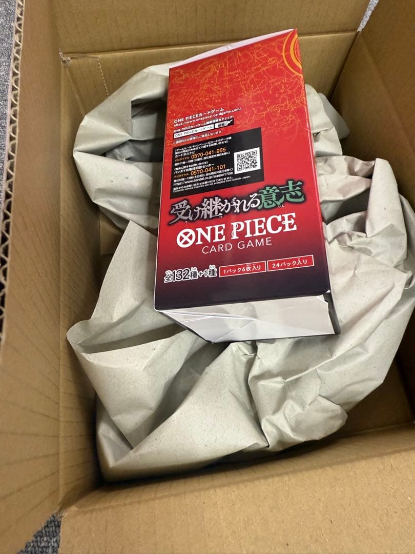 新品　未開封　テープ付きONE PIECE OP-13受け継がれる意志　1BOX