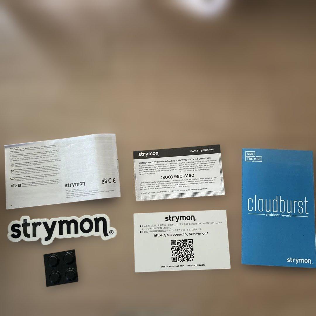 strymon cloudburst エフェクター　リバーブ　新品同様　美品