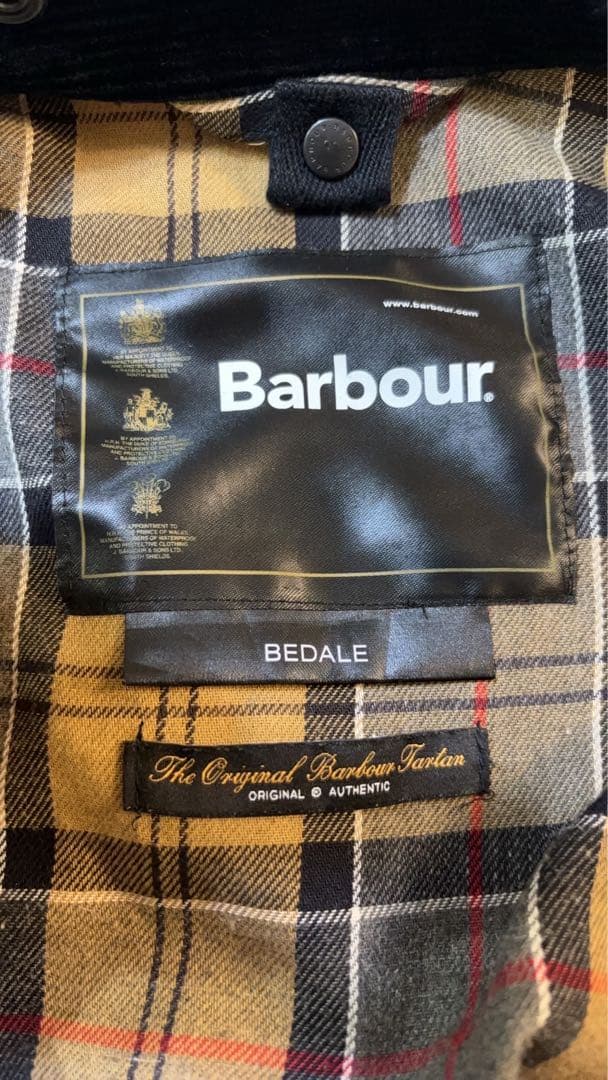 Barbour bedale ネイビージャケット（ピンバッジ付）