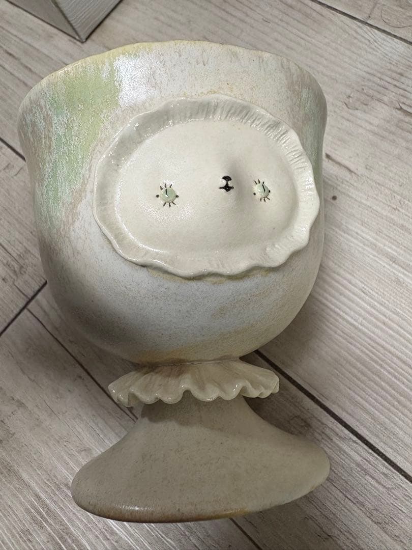 もりはるか　フリル猫ゴブレット✨新品未使用✨