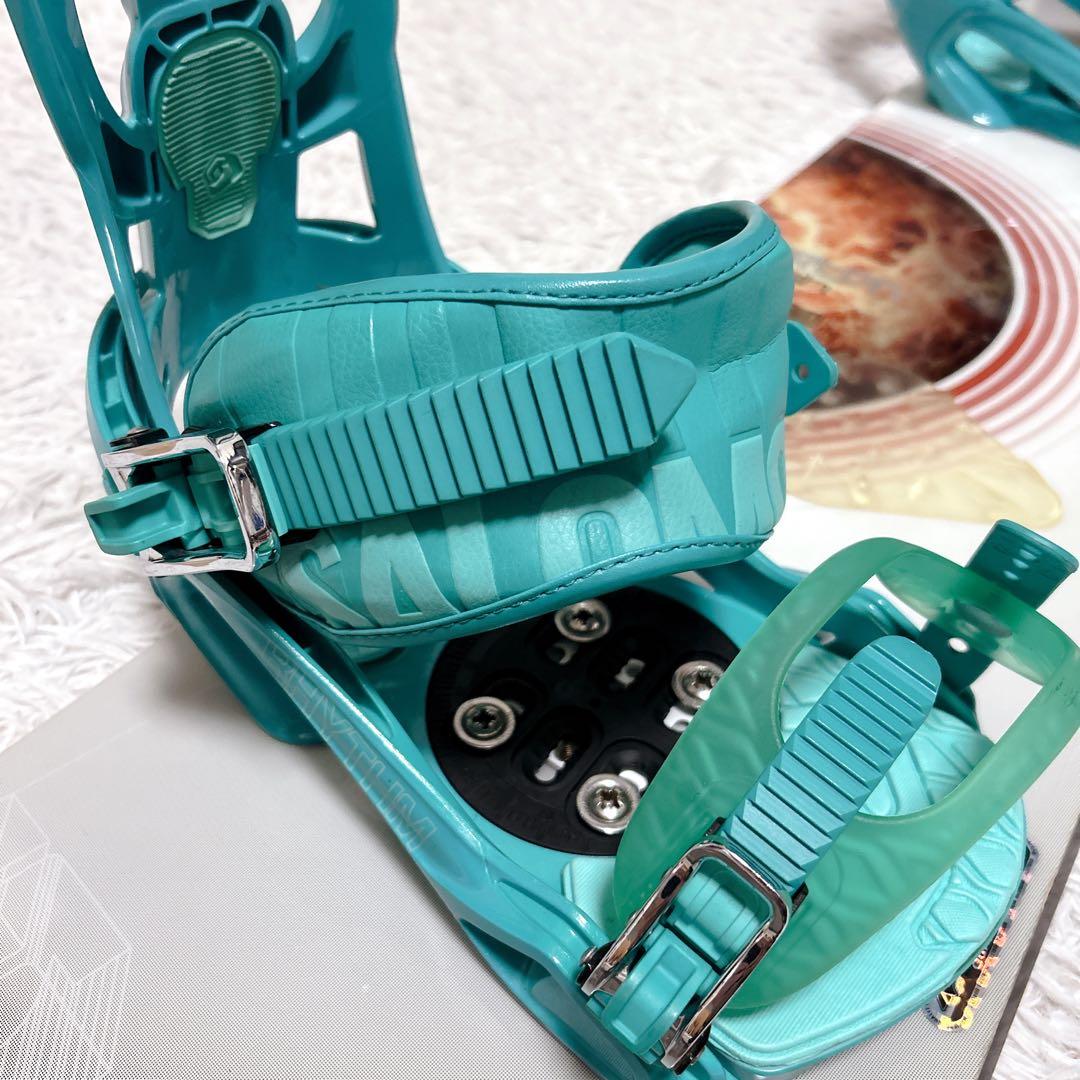 Burton スノボ Clash 155cm SALOMON バイン 2点セット