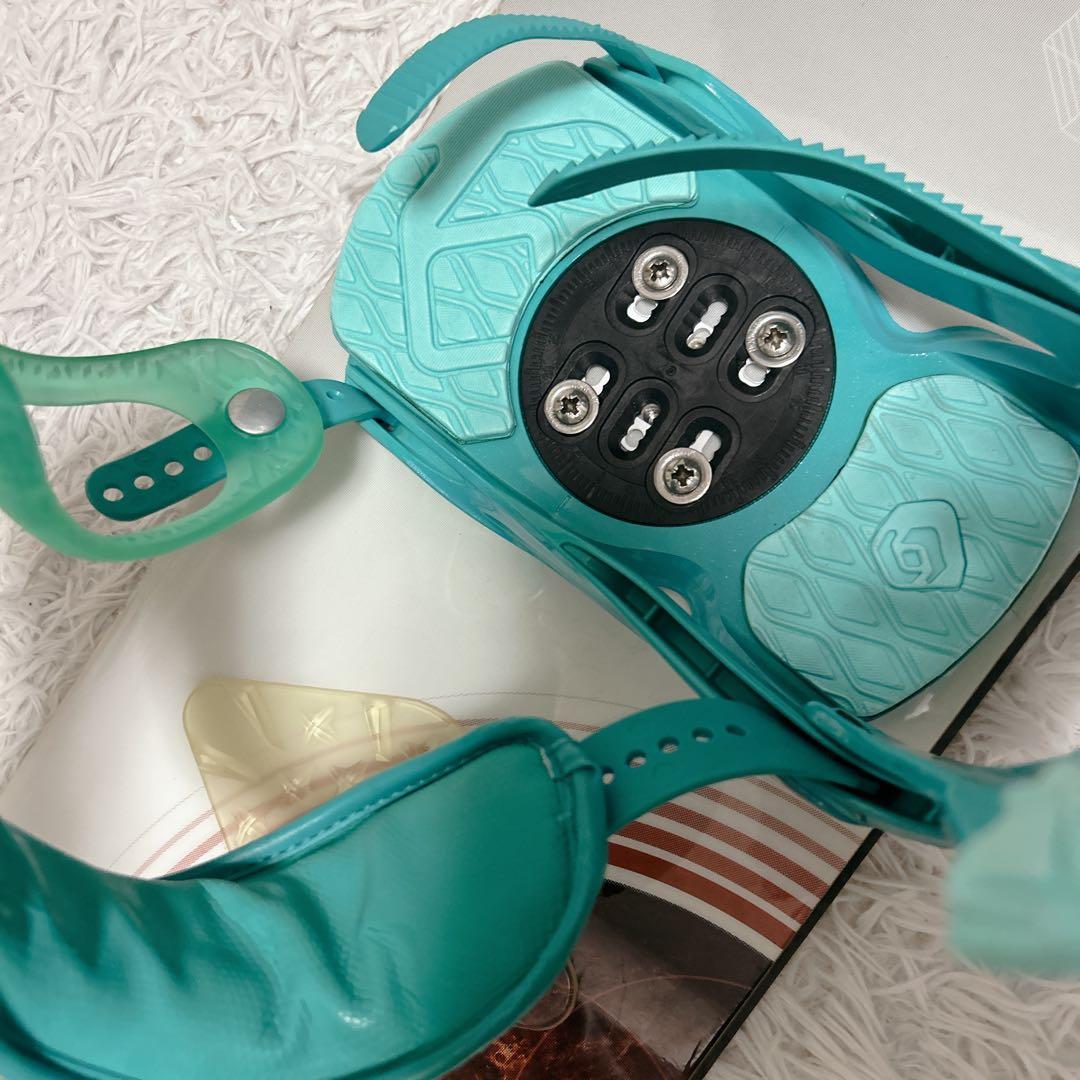 Burton スノボ Clash 155cm SALOMON バイン 2点セット